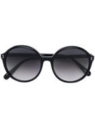 Stella Mccartney Eyewear Round Framed Sunglasses - Black