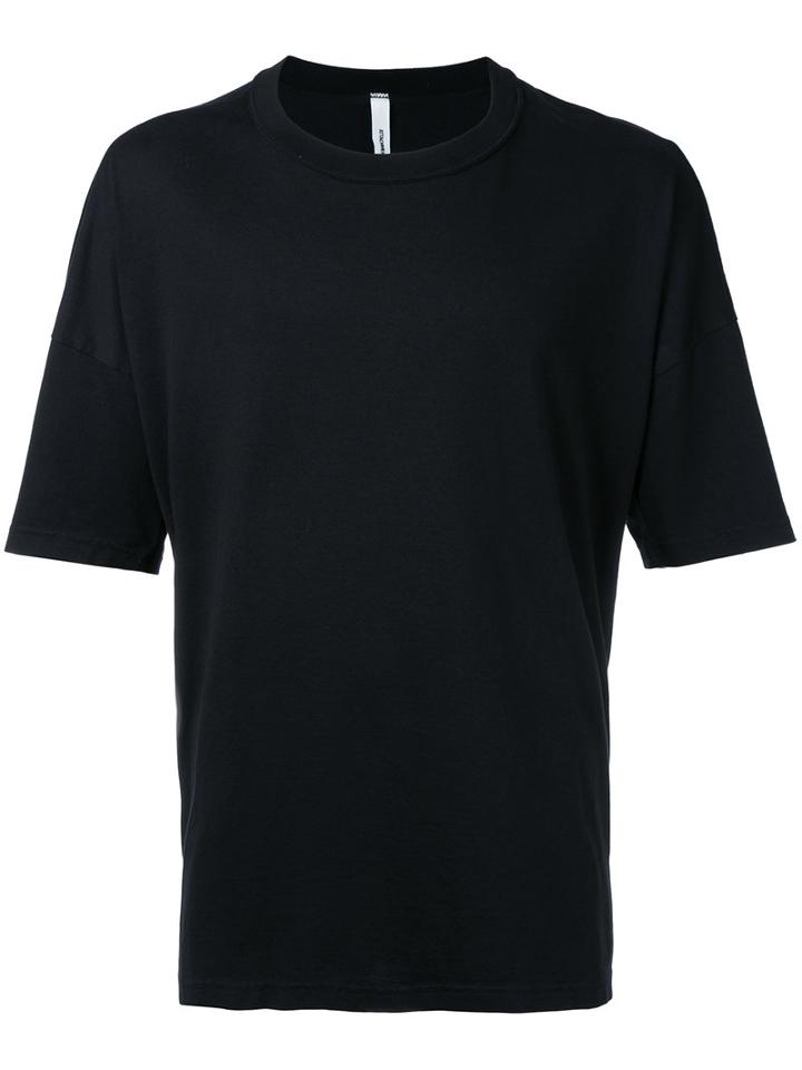 Attachment - Round Neck T-shirt - Men - Cotton - 1, Black, Cotton