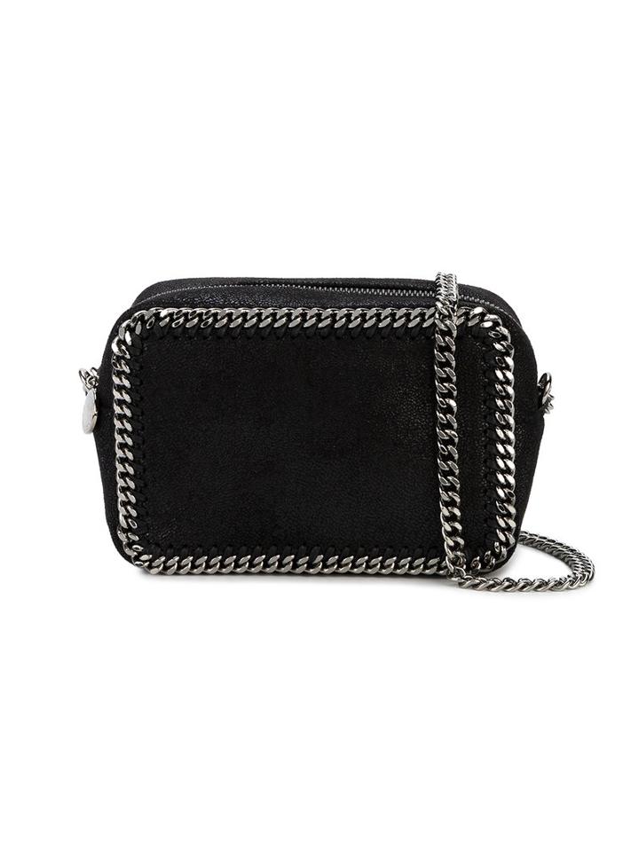 Stella Mccartney - Falabella Camera Cross-body Bag - Women - Polyester/metal - One Size, Black, Polyester/metal