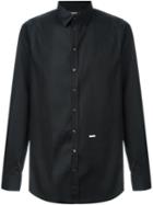 Dsquared2 Classic Shirt, Men's, Size: 48, Black, Cotton/spandex/elastane