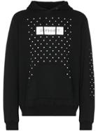 Sophnet. Logo Print Hooded Sweatshirt - Black