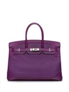 Hermès Vintage Gillies Birkin 35 Bag - Purple