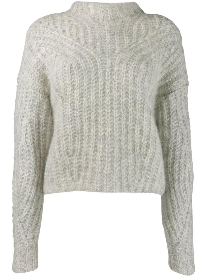 Isabel Marant Fitted Knit Sweater - Grey
