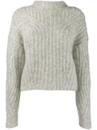 Isabel Marant Fitted Knit Sweater - Grey