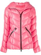 Moncler Zip-up Hooded Jacket - Pink