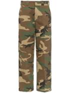 R13 Camouflage Print Trousers - Green