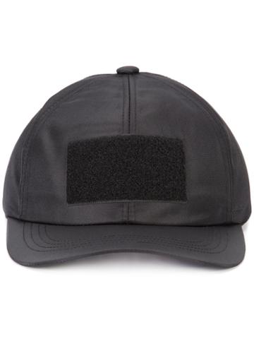 Byungmun Seo Front Patch Cap, Men's, Black, Polyester