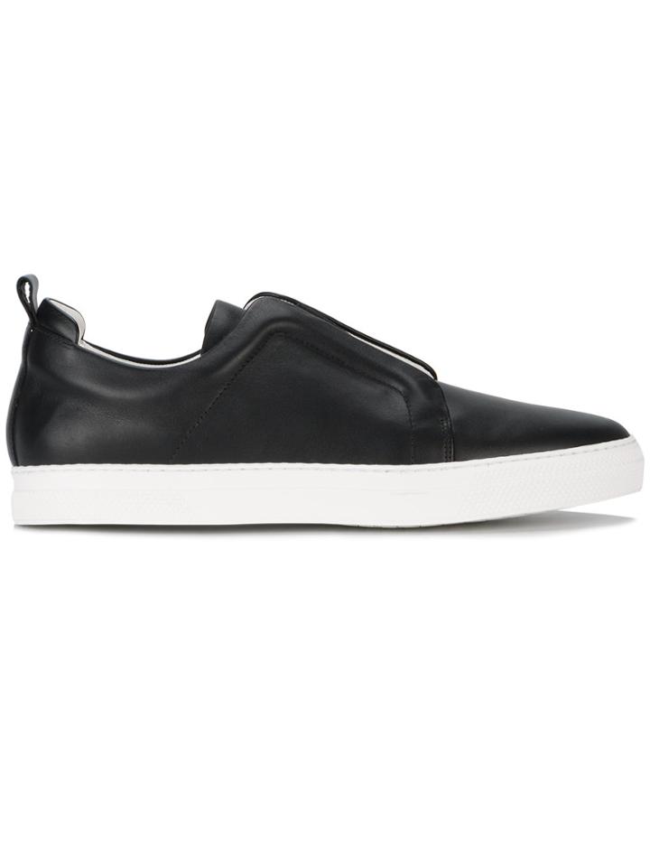 Pierre Hardy Slider Monochrome Sneakers - Black