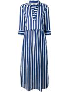 Altea Striped Midi Dress - Blue