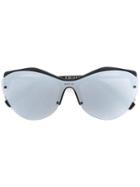 Dion Lee Smoke Mono Sunglasses, Women's, Grey, Nylon/acetate