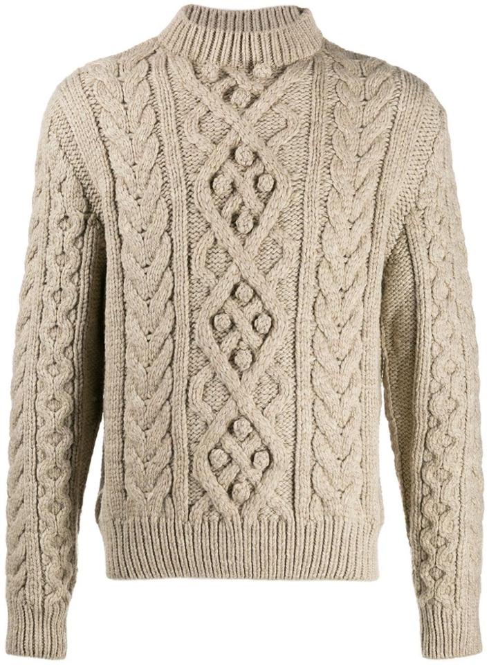 Isabel Marant Macey High-neck Sweater - Neutrals