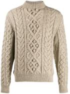Isabel Marant Macey High-neck Sweater - Neutrals