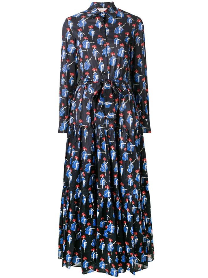 La Doublej Can Can Shirt Dress - Black