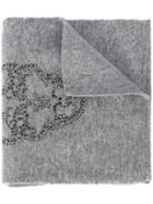 Thomas Wylde Iron Crystal-embellished Scarf - Grey
