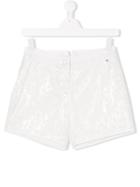 Miss Grant Kids Teen Sequinned Shorts - Nude & Neutrals