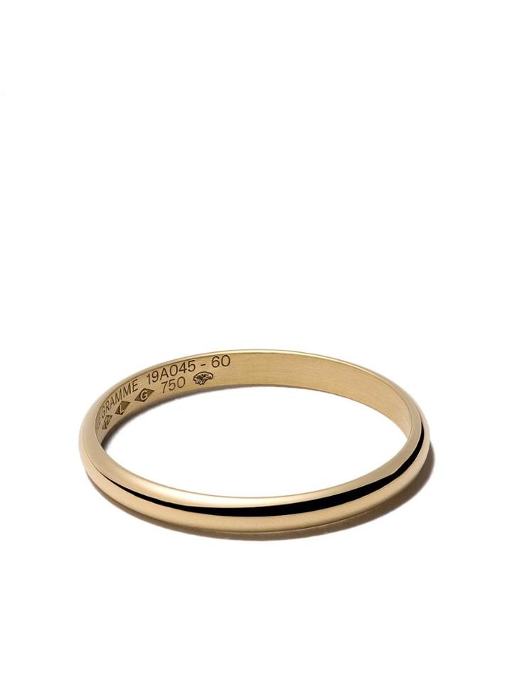 Le Gramme 18kt Yellow Polished Gold Le 2 Grammes Half Bangle Ring -
