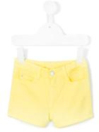 Knot - Twill Shorts - Kids - Cotton/elastodiene - 4 Yrs, Yellow/orange