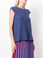 Allude Knitted Top - Blue