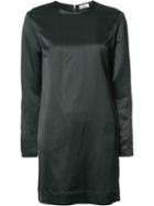Nomia Slit Sleeve Shift Dress, Women's, Size: 6, Black, Polyester