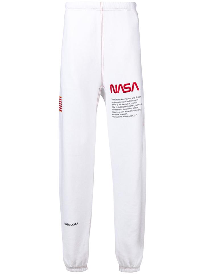 Heron Preston Nasa Sweatpants - White