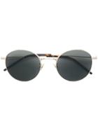 Saint Laurent Eyewear Round Shaped Sunglasses - Metallic