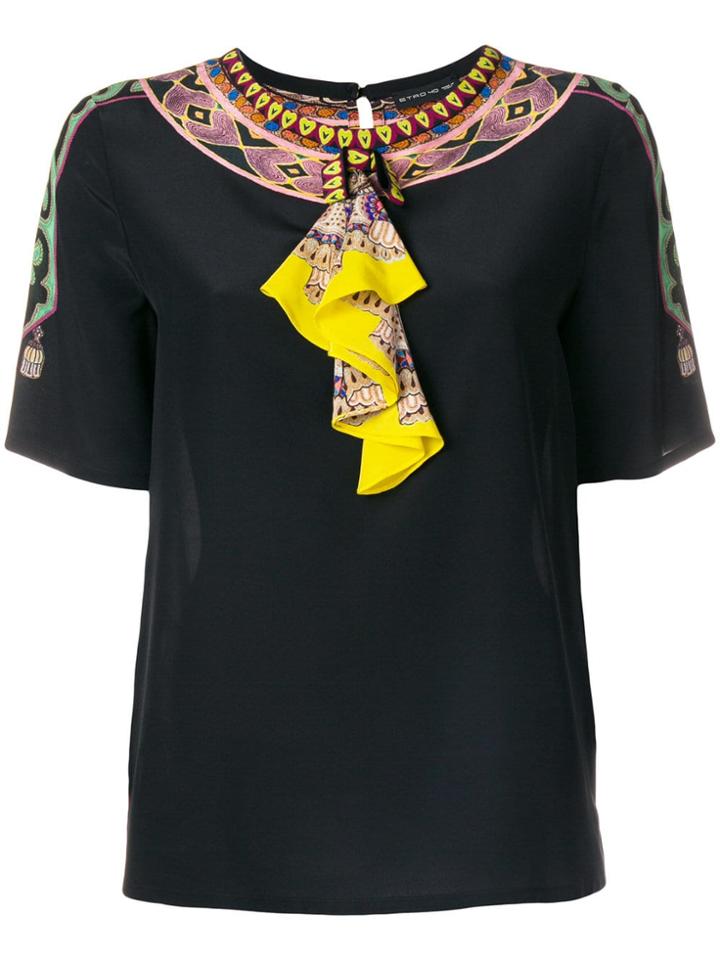 Etro Embellished T-shirt - Black