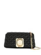 Balmain Logo Plaque Cross Body Bag - Black