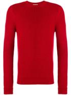 Al Duca D'aosta 1902 Rib Knit Fitted Sweater - Red