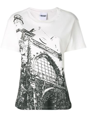 Koché Printed T-shirt - White
