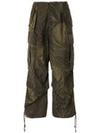 Yohji Yamamoto Army Floral Camouflage Oversized Trousers - Green