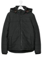 Boss Kids Hooded Padded Jacket, Boy's, Size: 16 Yrs, Grey