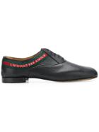 Gucci L'aveugle Par Amour Laced-up Shoes - Black