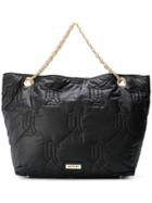 John Galliano Monogram Tote - Black