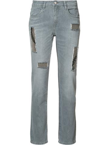 Brocken Bow Charlotte Jeans, Women's, Size: 28, Grey, Cotton/spandex/elastane