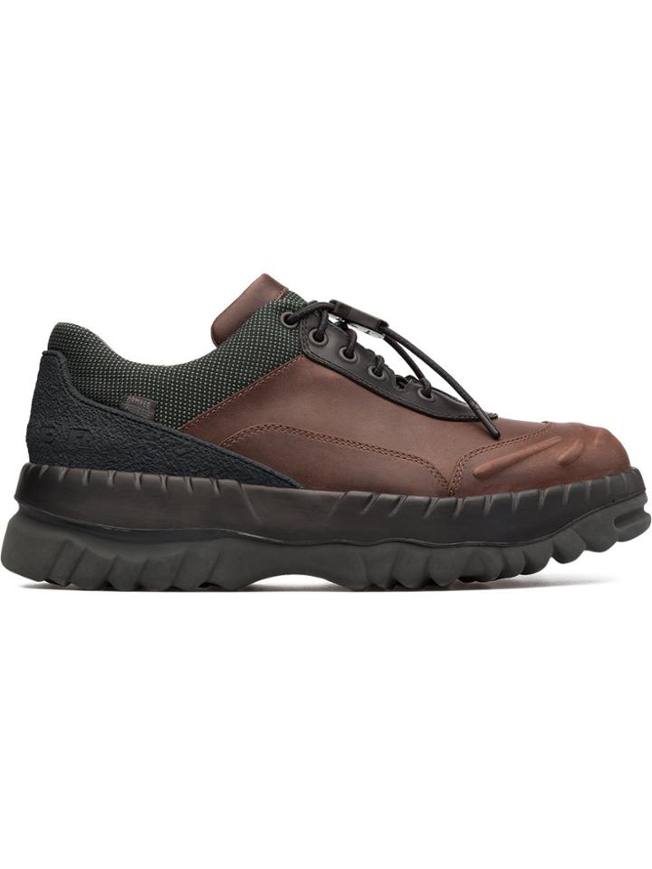 Camper Brown And Green X Kiko Kostadinov Leather Sneakers