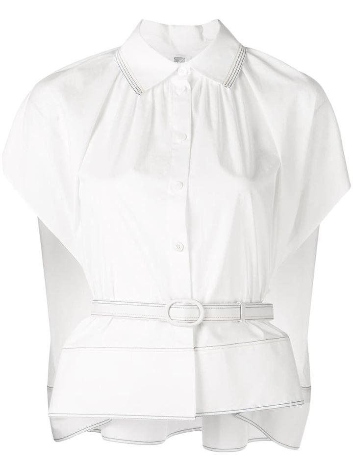 Rosie Assoulin Belted Shirt - White