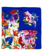 Dolce & Gabbana Majolica Print Neck Tie - Blue