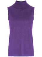 Cecilia Prado Ingla High Neck Top - Purple