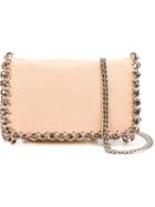 Stella Mccartney 'falabella Stone Chain' Crossbody Bag, Women's, Pink/purple, Artificial Leather/metal (other)