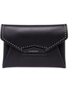 Givenchy 'antigona' Envelope Clutch - Black