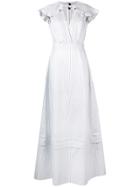 Calvin Klein 205w39nyc Striped Maxi Dress - White