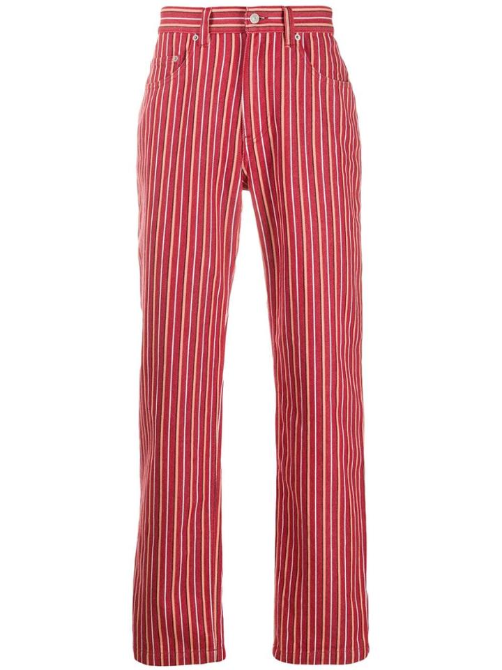 Napa By Martine Rose Striped Trousers - Red