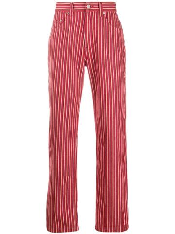 Napa By Martine Rose Striped Trousers - Red