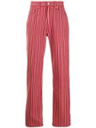 Napa By Martine Rose Striped Trousers - Red
