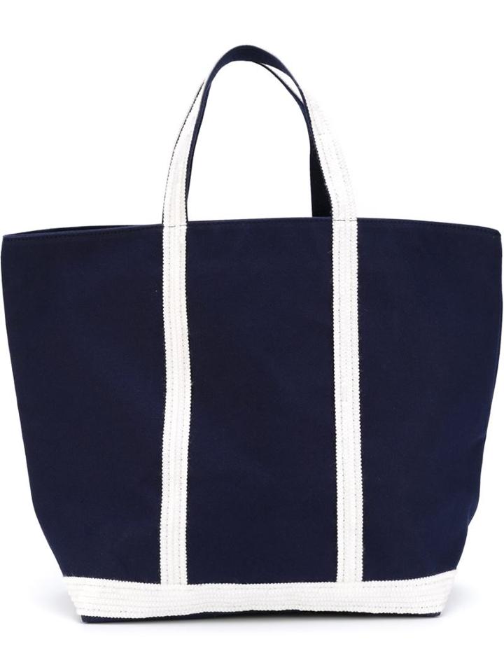 Vanessa Bruno Contrast Handle Shopping Tote