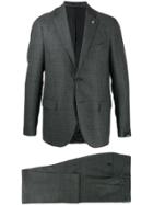 Lardini Slim Fit Two Piece Suit - Grey