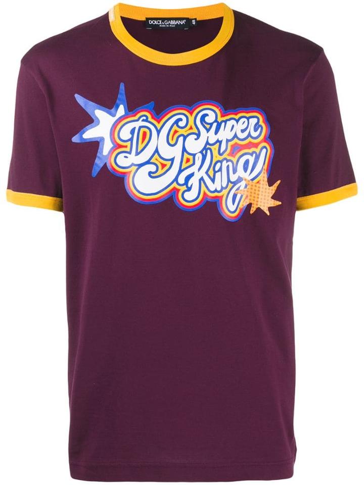Dolce & Gabbana Dg Super King T-shirt - Red