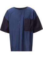 Études Studio Powder Composi T-shirt, Men's, Size: S, Blue, Cotton