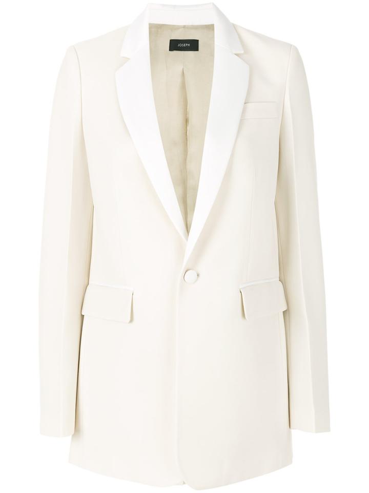 Joseph Contrast Lapel Blazer - Nude & Neutrals