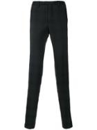 Biagio Santaniello Fitted Tailored Trousers - Black